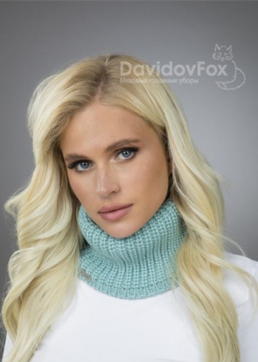 Манишка трикотаж мята