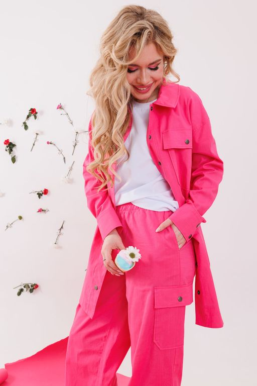 Брюки NIKVA н264-11 фуксия  фото 3