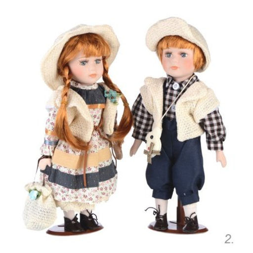 Сувенир коллекционный Мальчик и Девочка 2 штуки набор 31 см / 1213 /уп 24/ - Галеонтрейд фото 3