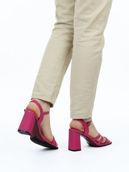 08-M2F-15LD CRIMSON Босоножки женские (натуральная кожа)