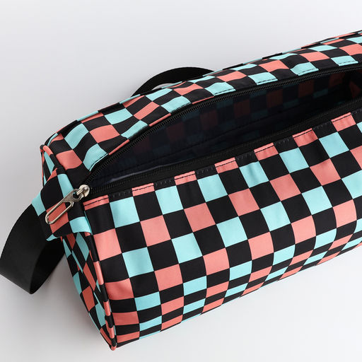 Сумка спортивная на молнии, регулируемый ремень, маленький размер, разноцветная