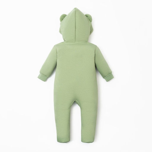 Комбинезон с капюшоном Крошка, Я BASIC LINE, рост 68-74 см, зелёный - Крошка я фото 9