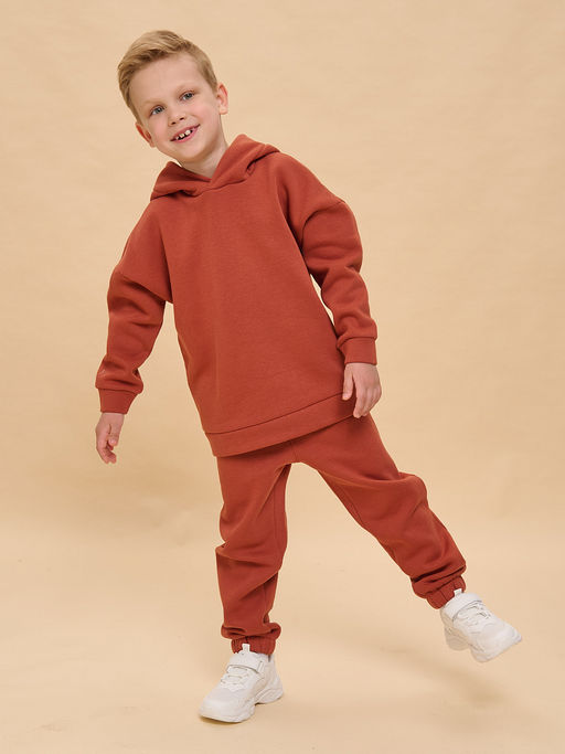 PELICAN, толстовка детская, Терракотовый  фото 3