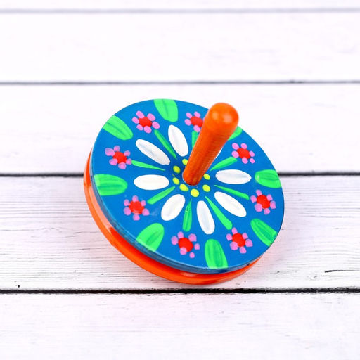 Волчок двойной большой «Расписной», МИКС