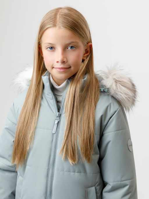 ВК 38110/2 УЗГ пальто для дев со съемной подстежкой