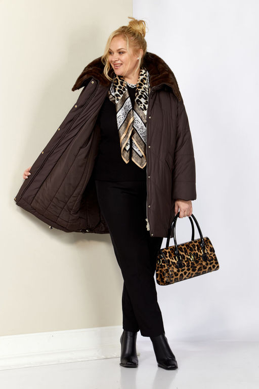 Куртка SHETTI 2205 шоколад