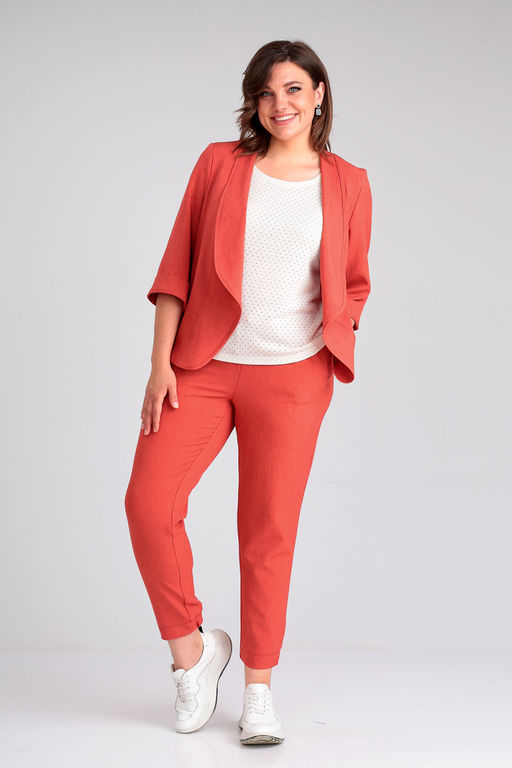 Костюм Liona Style 755 красно-коралловый