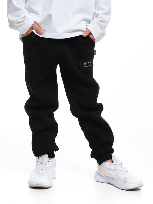 Брюки для мальчика 22-3314 черный - Mini maxi фото 4