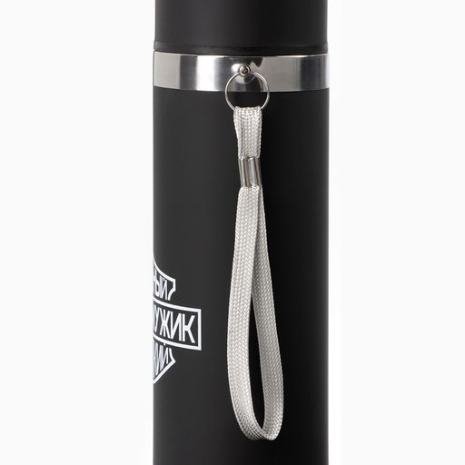 Термос, 100% мужик, 500 мл, с кружкой, 6.5?24 см