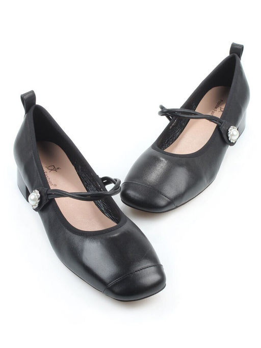 06-B69A-121A BLACK Туфли женские (натуральная кожа)