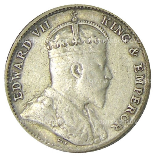 5 центов 1910 года Стрейтс Сетлментс