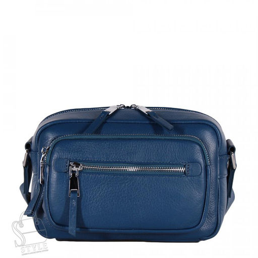 Сумка женская кожаная 3229Q blue Polina&Eiterou/30 в Новосибирске  фото 3