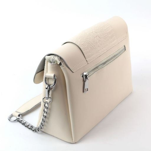 Женская кожаная сумка J005-220 Беж - Sergio valentini фото 4