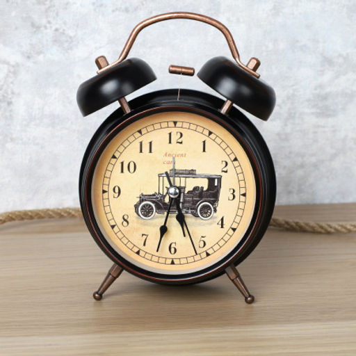 Будильник 10,5 см / 6040BA /уп 60/ - ГалеонТрейд фото 2