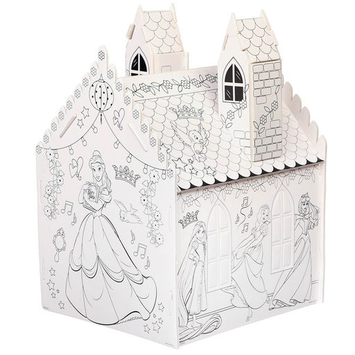 Дом-раскраска 3 в 1 Принцессы, замок, набор для творчества, 16 18 22 см - Disney фото 8