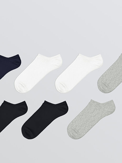 Erkek Bambu Sneaker ?orap 7li