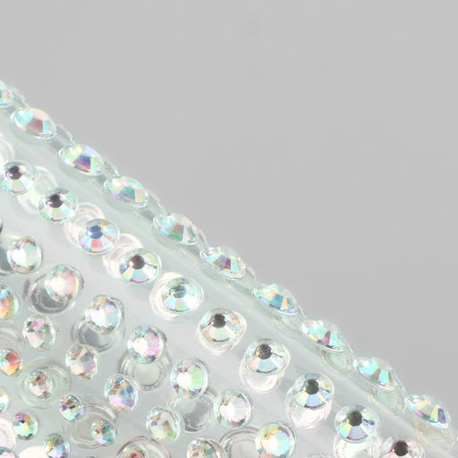 Цена за 3 шт. Стразы самоклеящиеся, с голографией, d = 3/4/5/6 мм, 165 шт на листе на листе