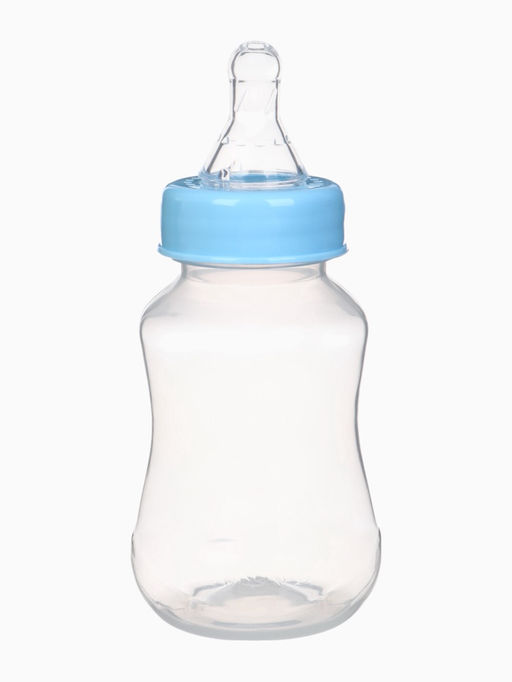 Бутылочка для кормления M&B, классическое горло, от 0 мес., 150 мл., голубой