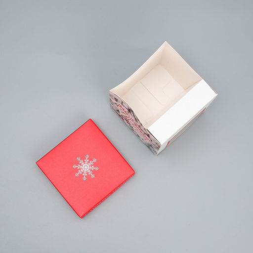 Коробка складная с 3D эффектом Добро пожаловать в Новый год, 11 х 11 х 13 см - Дарите счастье фото 4