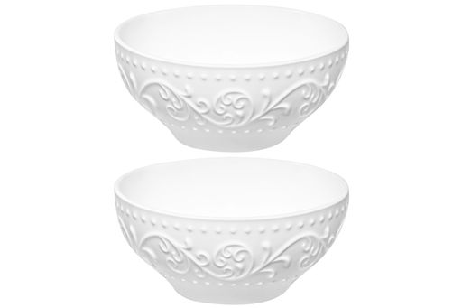 Набор 2 салатников 300 мл 11,5*11,5*5,8 см Ажур, фарфор NEW BONE CHINA - Elan gallery фото 4