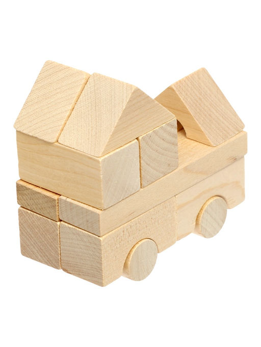 Конструктор деревянный «Строительный набор №3», 90 элементов