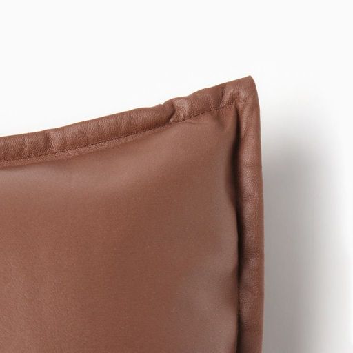 Наволочка декоративная Этель кожзам 45х45 см, коричневый  фото 7