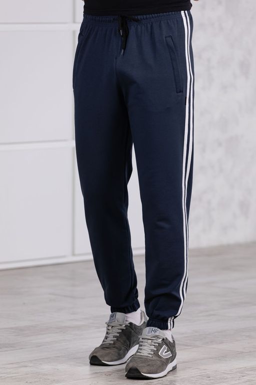 Брюки спортивные 
 3.MM155A-синий