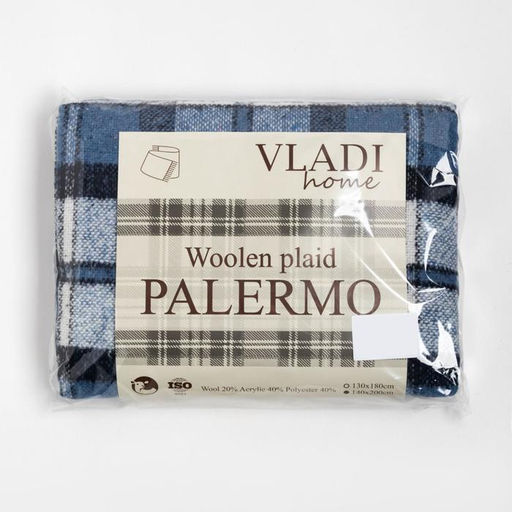 Плед с бахромой Vladi Palermo, 140×200 см, 285 г/м²