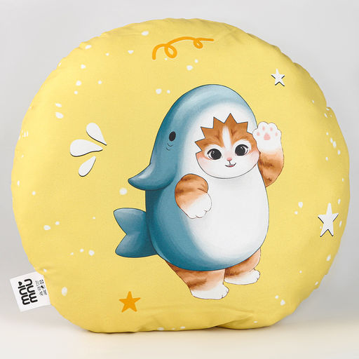 Подушка Котик в костюме акулы - Mni mnu фото 4