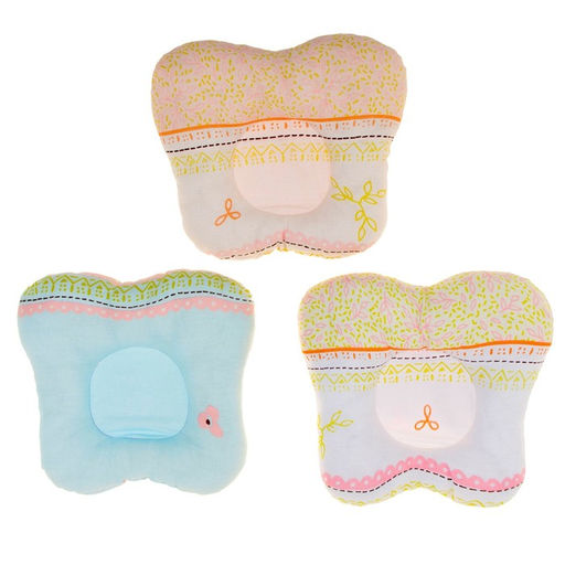 Подушка анатомическая бабочка, цвет МИКС, поплин/аэрофайбер, 130г/м, хлопок 100% - Сонная сказка фото 3