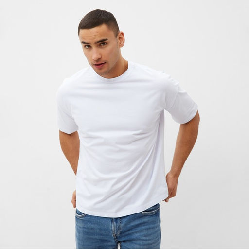 Футболка мужская MINAKU: Exclusive print, цвет белый, размер 48