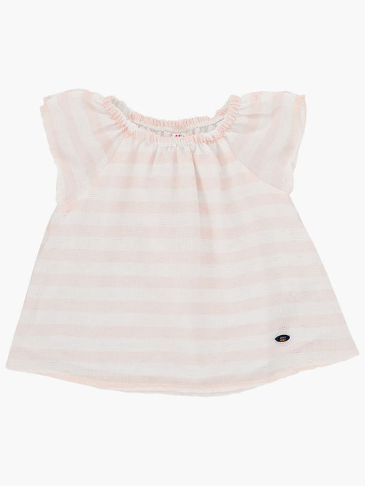 Футболка блузка для девочки UD 6536 роз полоса - Mini maxi фото 4