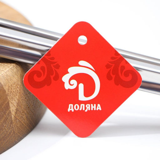 Щипцы кухонные Доляна «Лист», h=28.5 см, серебристые