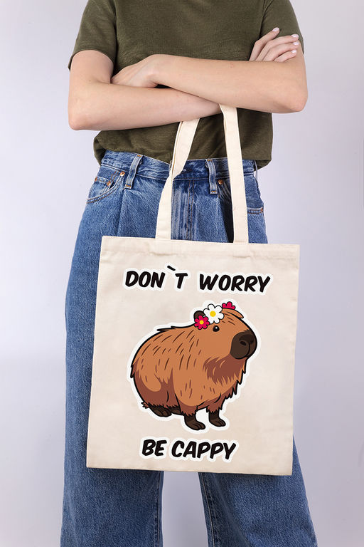 ФРЕЯ RWCB-019 Раскраска на сумке Милая капибара 40 х 35 см