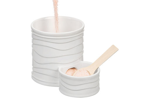 Банка д/соли 15,5*10*14,5 см 500 мл Айсберг волны + деревянная ложка + крышка - Elan gallery фото 5