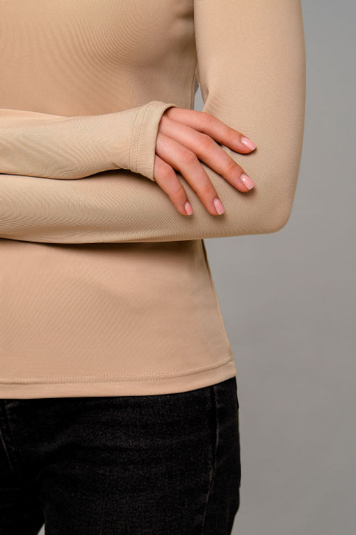 Арт.12803/5 Водолазка женская 42-50 (5 шт) Цвет:бежевый