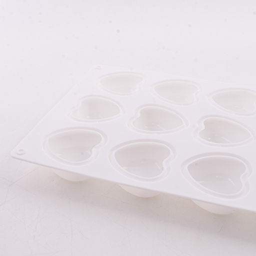 80327-287G Форма Сердце для выпечки кексов, пирожных, конфет, муссов силикон (х120) - Mayer&boch фото 2