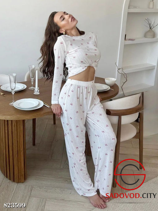 Пижама женская штаны и кофта