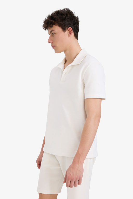 New Regular Fit Basic Ti__rt - Defacto фото 4