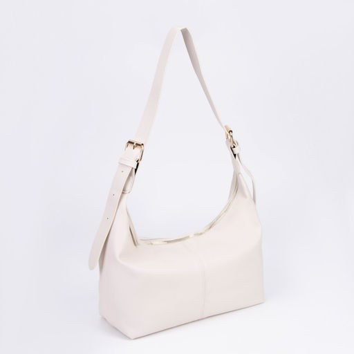 Сумка-мешок, отдел на молнии, регулируемый ремень, цвет белый - Simaland фото 2