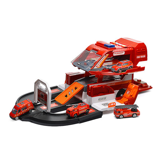 Машина-Трек "Пожарная" в коробке