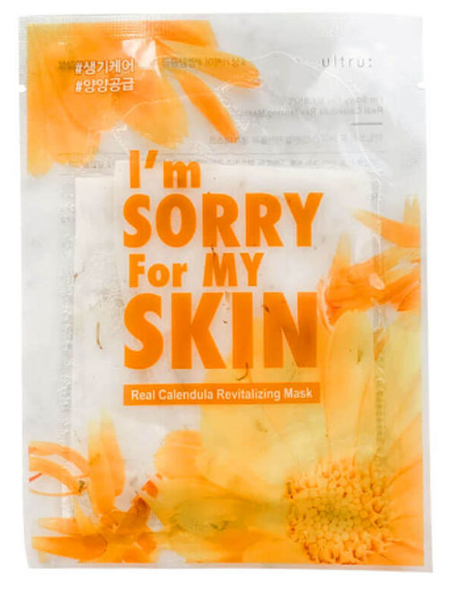 1ШТ I'm Sorry for My Skin  Восстанавливающая тканевая маска Real Calendula Revitilizing Mask