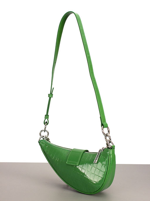 LACCOMA сумка Q6019-зеленый натуральная кожа хлопок  фото 2