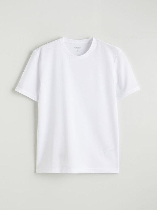 Bisiklet Yaka Penye Erkek Ti??rt