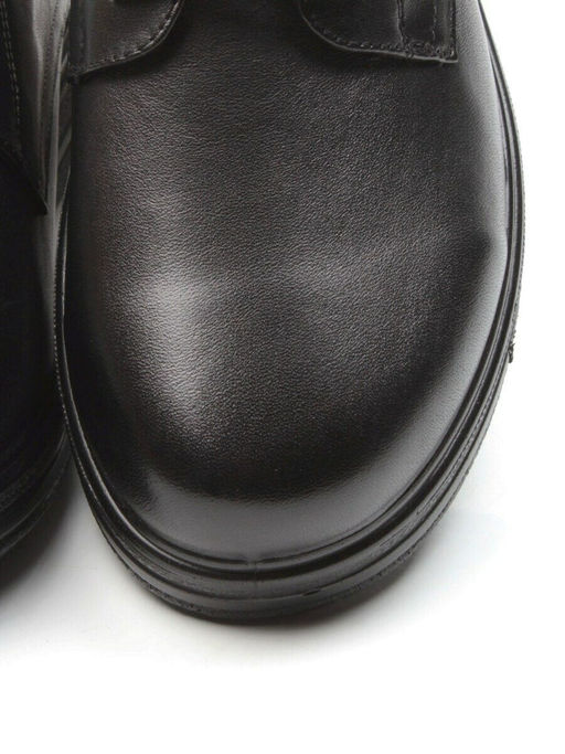 03-5066 BLACK Полуботинки женские (натуральная кожа)