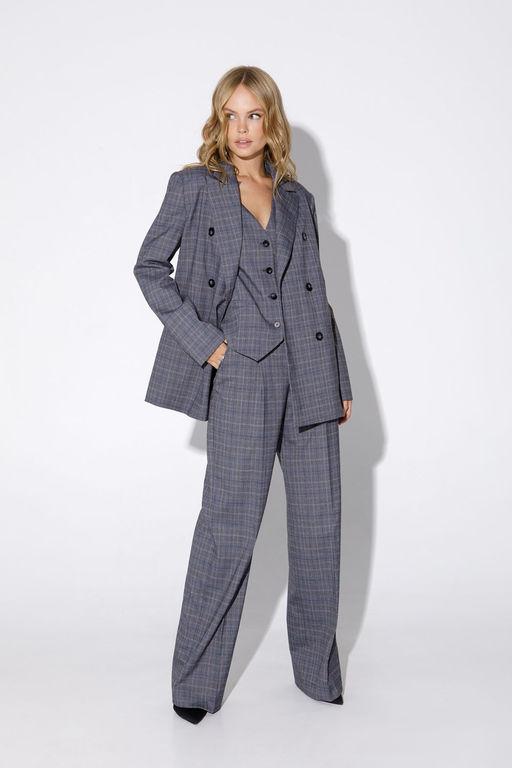 Костюм Pirs 4849 светлый серый с голубым  фото 2