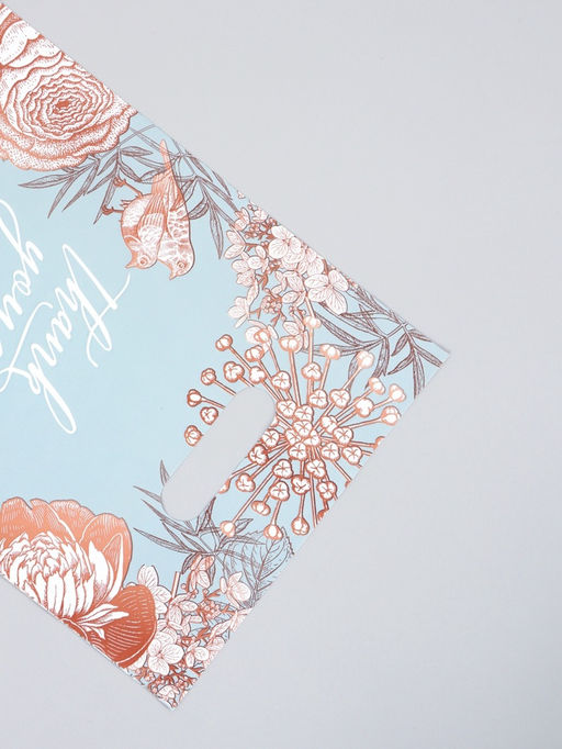 Цена за 50 шт. Пакет полиэтиленовый с вырубной ручкой "Цветы вокруг" 20 х 30 см 60 мкм