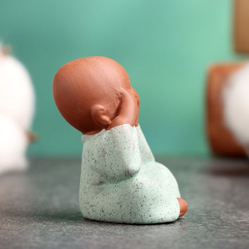 Цена за 2 шт. Фигурка керамика TAKE IT EASY «Ничего не вижу. Мидзару», 4.5×3.5 см