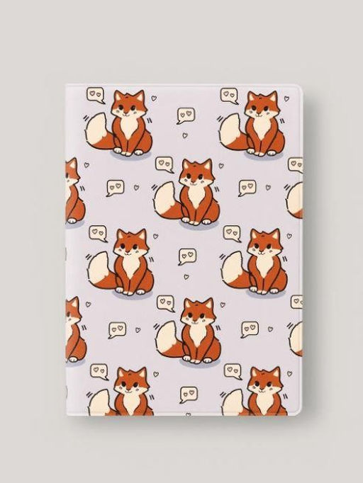 Обложка для паспорта Аниме Many fox love, плотность 560 мкм