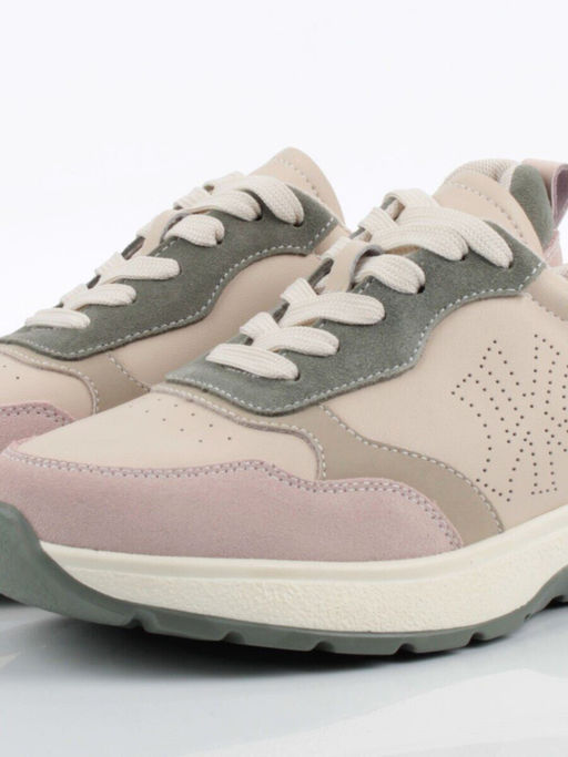 03-YC527-1 BEIGE Кроссовки женские (натуральная кожа)